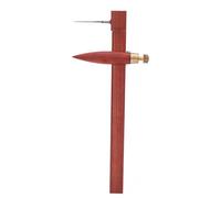 ANKROYU Taglierina professionale per argilla ceramica Righello in acciaio inossidabile Compasso per ceramica Strumento taglierina circolare con manico in legno per artisti che real