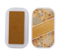 ANKROYU Tampone di inchiostro in metallo Colore Grande Fai da te Artigianale Timbro di gomma Programma Libro Tampone di inchiostro Sicuro Non di lunga durata per la creazione di (UM-31 razzo oro