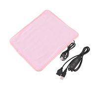 ANKROYU Tappetino Riscaldante USB Portatile Coperta Elettrica con Spegnimento Automatico 3 Impostazioni di Calore per Sollievo per Spalle Dietro al Collo Tessuto in Morbido Pile (Roseate)