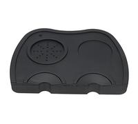 ANKROYU Tappetino tampone manomissione del caffè in silicone non slip resistente al calore tampone per il caffè caffè espresso cucina caffettiera ristorante materiale di grado alim (NERO)