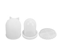 ANKROYU Tazza di dadi fai -da -te set stampo silicone set di gioielli trasparenti da collezione vetrina stampo barattolo per decorazioni per la casa rifornimenti per feste.
