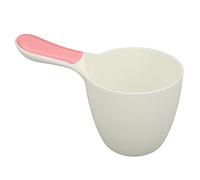 ANKROYU Tazza per il risciacquo del bagno, durevole, con manico confortevole, colore brillante, tazza da bagno per battesimo e uso quotidiano, materiale plastico, colore casuale della