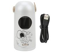 ANKROYU Temperamatite Elettrico Ricaricabile, Temperamatite Elettrico Portatile Antiscivolo Sicuro con Contenitore, Temperamatite con Arresto Automatico, Temperamatite Elettrico (Bianco)