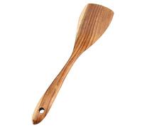 ANKROYU Utensili da cucina a spatola in legno naturale pala di alta qualità resistente al calore non tossico sicuro per cuocere la cottura materiale in legno 31,5 cm o 34 cm (31,5 * 7,5 cm)