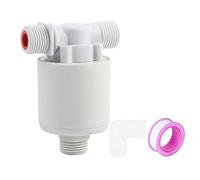 ANKROYU Valvola a sfera mobile G1 / 2 pollici, regolatore dell'acqua del lavandino, ingresso filo maschile in plastica, controllo automatico del livello dell'acqua per i sistemi in