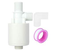 ANKROYU Valvola a sfera mobile in plastica G1/2in Valvola di controllo automatica del livello dell'acqua per serbatoi d'acqua Pool di torri di acqua industriali