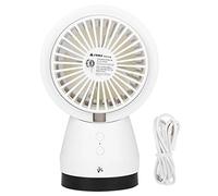 ANKROYU Ventilatore purificatore d'aria a ioni negativi Ventilatore elettrico portatile USB con ionizzatore da 800 W Doppio di filtraggio per casa ufficio Camera da letto Plastica