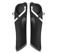 ANKROYU Vice in Bicicletta Manubrio in Lega di Alluminio Premium in Lega ergonomica comode impugnature per manubri per Mountain Bike Bici Nera 12 cm da 151g Coppia