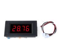 ANKROYU Voltmetro digitale ad alta precisione 5135A DC5V con display a LED rosso brillante Misuratore di tensione per montaggio a pannello per progetti industriali fai da te elettr (CC 50 mV/CC 100