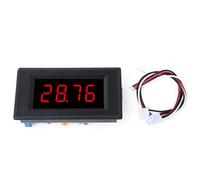 ANKROYU Voltmetro digitale ad alta precisione 5135A DC5V con display a LED rosso brillante Misuratore di tensione per montaggio a pannello per progetti industriali fai da te elettr (CC 500 mV/CC 1
