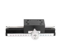 ANKROYU XLWG100 X AXIS LINEAR STAGE Tavolo scorrevole manuale ad alta precisione Binario di guida a coda di rondine in lega di alluminio per strumenti di misura per apparecchiature