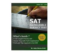 Ankur Sharma SAT Math Level 2 (Tascabile)