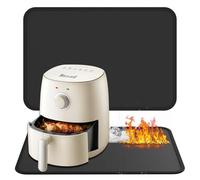 Ankway Tappetino resistente al calore per friggitrice ad aria, 60 x 40cm Tappetini in silicone ignifugo per macchine da caffè, Protezione del Piano di lavoro, antiscivolo e impermeabile