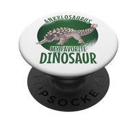 Ankylosaurus Dinosaurs Mio caro Dino PopSockets PopGrip Adesivo