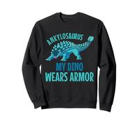 Ankylosaurus Il Mio Dino Indossa un'armatura Felpa