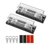 ANL Blocco portafusibili per sistemi audio auto, scatola fusibili sostituibile ad alte prestazioni per applicazioni marine, camion, camper, barche, 12,2 x 3,7 x 3,7 cm - 100 A