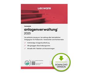 anlagenverwaltung 2025 Download Jahresversion (365-Tage) - SOFTWARE