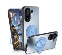 Anlalish Cover per Vivo X200 FE Housse Protection con Supporto, Custodia per Vivo X200 FE Antiurto Anti-Rayures Matt Slim Protettiva (Blu)