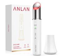 ANLAN Dispositivo di Bellezza per Occhi EMS, Massaggiatore Oculare a Microcorrente, Rimuove Borse e Occhiaie, Strumento di Massaggio Lifting Occhi con Luce Rossa e Blu
