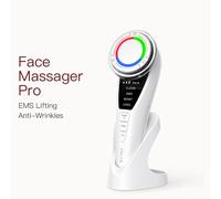 ANLAN EMS Massaggiatore facciale Pro Lifting del viso Ringiovanimento della pelle Impacco caldo freddo Pulizia profonda Dispositivo di bellezza per la cura della pelle antietà EMS Face Massager