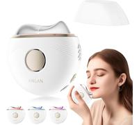 ANLAN Gua Sha Pietre per Massaggio Viso e Corpo, Massaggiatore Lifting Viso Lenisce e Rilassa, Doppia Modalità Calda e Fredda Dispositivo Di Bellezz A 3 Colori, Migliora i Contorni Del Viso