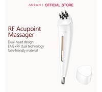 ANLAN Massaggiatore RF per Agopunti, Design a Doppia Testa e Doppia Modalità, EMS per Alleviare la Fatica, Dispositivo di Bellezza RF+EMS per Rassodare la Pelle e Cura del Viso