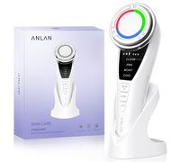ANLAN Massaggiatore Viso Antirughe di seconda generazione, 5 in1 Pulizia Viso,Pu