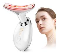 ANLAN Massaggiatore Viso Lifting per lifting, Rassodante, Antirughe | Massaggiatore Viso Antirughe Impacco Caldo a 45 ℃ Terapia Della Luce & EMS per il Lifting del Doppio Mento, Rassodante
