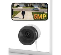 Anlapus A60 Pro 2.4/5 GHz Telecamera Finestra 3K 5MP Montaggio senza fori