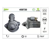 Anlasser Starter 12 V 1,6 kW 12 Zähne VALEO 458720 per FORD FIESTA