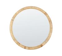 ANLEZY Specchio 80 cm 80 cm Naturale Rattan
