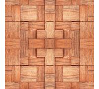 ANLIKY-Pro Carta da parati autoadesiva con blocchi di legno rossi, 3 strati, effetto 3D, 44X300CM, rimovibile, per mobili e armadi.