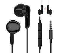 ANLINKSHINE Auricolari in-ear da gioco con cavo da 3,5 mm, con microfono e controllo del volume, auricolari stereo compatibili con PS5, PS4, Switch, Xbox Series X, Series S, Xbox One (nero)