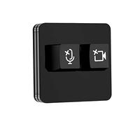 ANLINKSHINE Pulsante di muta USB compatibile con il controller di muta della tastiera meccanica Zoom (Windows-System)