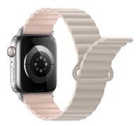 Anlinser Compatibile con Cinturino Apple Watch 49/46/45/44/42/41/40/38mm, Cinturini Magnetici Ricambio Silicone con Passante per iWatch Ultra 3-1 Serie 11/10/9/8/7-1 SE (49/46/45/44,Galassia/RO)