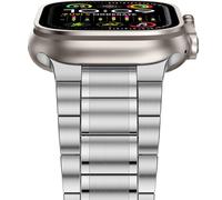 Anlinser Compatibile con Cinturino Apple Watch 49mm 46mm 45mm 44mm 42mm, Cinque Link Cinturini Metallo in Acciaio Inossidabile per iWatch Ultra 3/2/1 Serie 11 10 9 8 7 6 5-1 SE (Argento)