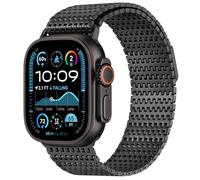Anlinser Compatibile con Cinturino Apple Watch Ultra 3/2/1 49mm, Cinturini di Ricambio Metallo con Chiusura Magnetica Compatibile con Apple Watch Ultra 3/2/1 49mm, Nero