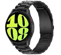 Anlinser Compatibile con Cinturino Samsung Galaxy Watch 7/6/5/4/FE 44mm 40mm/Watch 6 Classic 47mm 43mm, No Gap Cinturini in Metallo Compatibile con Galaxy Watch 5 Pro/4 Classic, 20MM, Negro