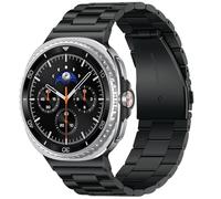 Anlinser Compatibile con Cinturino Samsung Galaxy Watch 8 44mm 40mm/Watch 8 Classic 46mm, No Gap Cinturini in Metallo 22MM, Nero