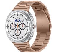 Anlinser Compatibile con Cinturino Samsung Galaxy Watch 8 44mm 40mm/Watch 8 Classic 46mm, No Gap Cinturini in Metallo 22MM, Oro Rosa