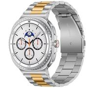 Anlinser Compatibile con Cinturino Samsung Galaxy Watch 8 44mm 40mm/Watch 8 Classic 46mm, No Gap Cinturini in Metallo 22MM, Plata-Oro