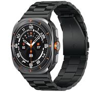 Anlinser Compatibile con Cinturino Samsung Galaxy Watch Ultra 2025/2024 47mm, No Gap Cinturini in Metallo Compatibile con Galaxy Watch Ultra 47mm, 22MM, Negro