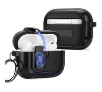 Anlinser per Custodia AirPods Pro 3 con Supporto per Telefono, Cover Protettiva Compatibile con Apple AirPods Pro 3rd (Nero)