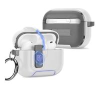 Anlinser per Custodia AirPods Pro 3 con Supporto per Telefono, Cover Protettiva Compatibile con Apple AirPods Pro 3rd (Bianco)