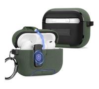 Anlinser per Custodia AirPods Pro 3 con Supporto per Telefono, Cover Protettiva Compatibile con Apple AirPods Pro 3rd (Verde Militare)