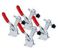 Anlising 4PCS Toggle Morsetto, Morsetti a Ginocchiera Toggle Verticale, Tenditori per Leva del Ginocchio, Morsetto per Ginocchio, Utensili Manuali Orizzontali, per Operazioni Meccaniche, Saldatura
