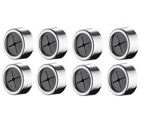 Anlising 8 Pezzi Premium Rotondo Gancio Autoadesivo, Porta Strofinacci Autoadesivo, Gancio Portasciugamani, Porta Strofinaccio, Asciugamani Gancio, Senza Foratura Gancio, per Bagno, Cucina e Famiglia