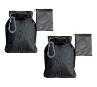 Anlising Sacchetto Portasapone, 2PCS Borsa per Sapone da Viaggio con Custodia per Schiuma di Sapone e Moschettone, Portasapone da Viaggio Impermeabile, Per Viaggi, Campeggio, Outdoor, Palestra