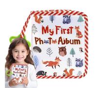 Anloximt Album fotografico per bambini,Album fotografico per bambini | Album fotografico portatile per bambini - Album di foto per bambini con motivo a cartoni animati, album di ricordi del primo
