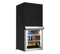 Anloximt Copertura Per Frigorifero Esterno - Protezione Regolabile Per Frigo Con Installazione Rapida - Copri Frigo Lavabile Antipolvere per Casa Picnic Campeggio Cucina